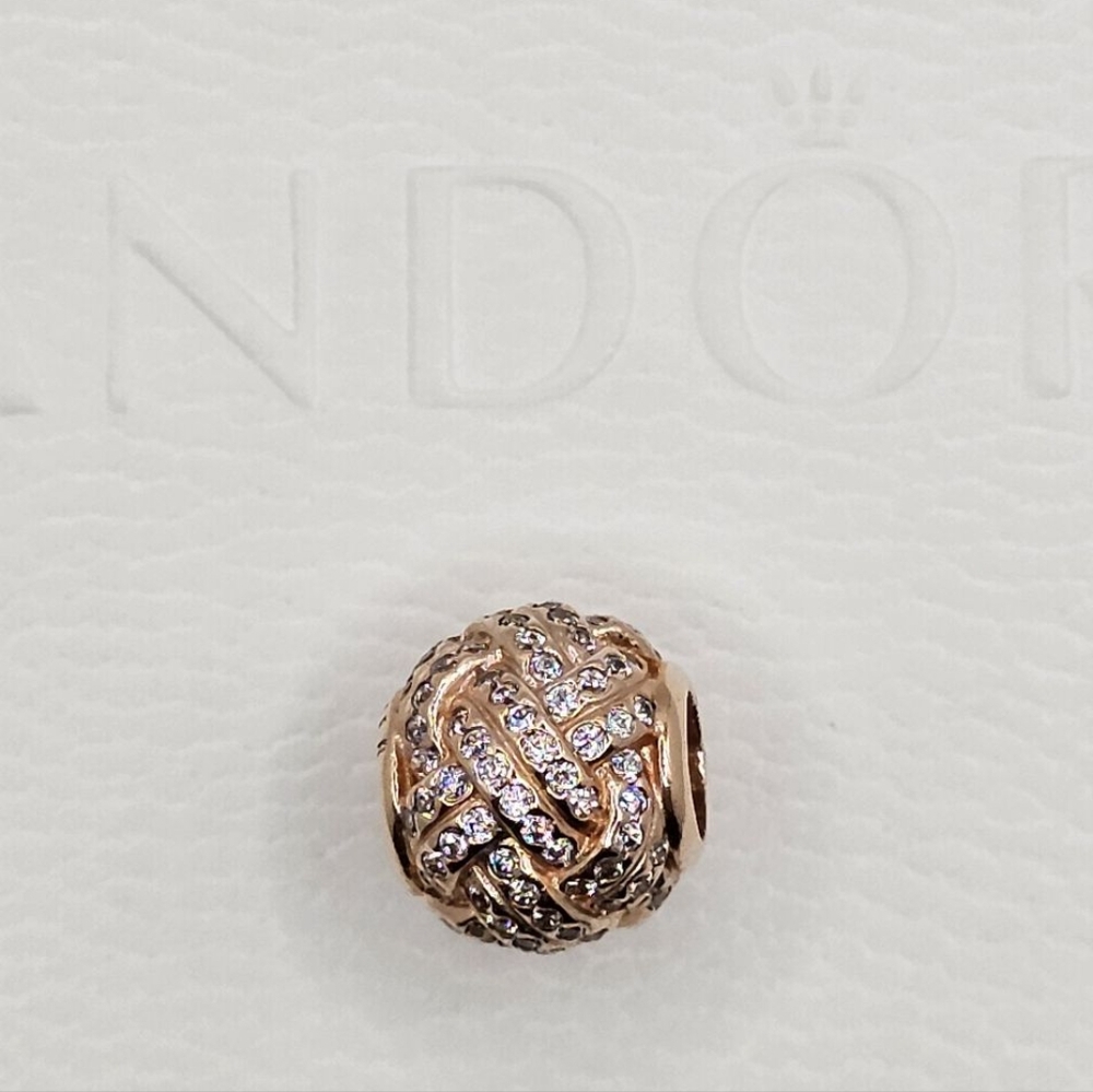 ❤️ Authentic Pandora ⭐️RETIRED⭐️ ROSE LOVE CHARM